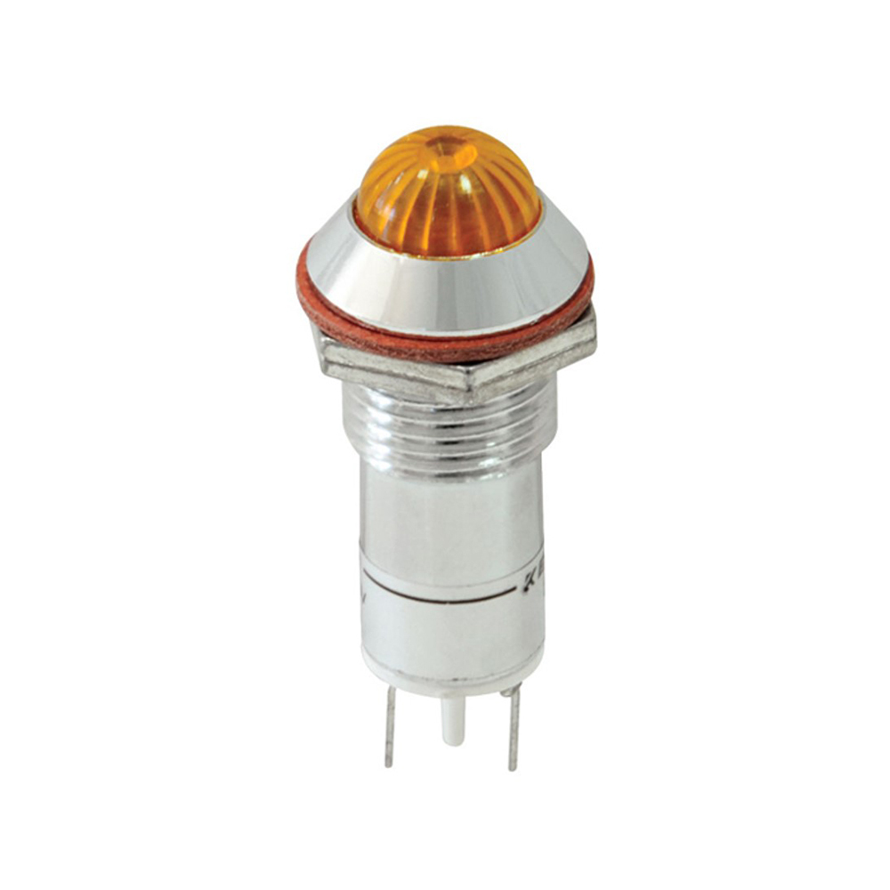KEM 12V LED 인디케이터 고휘도형 화이트 12x33mm (KLHRANU-12D12-W)