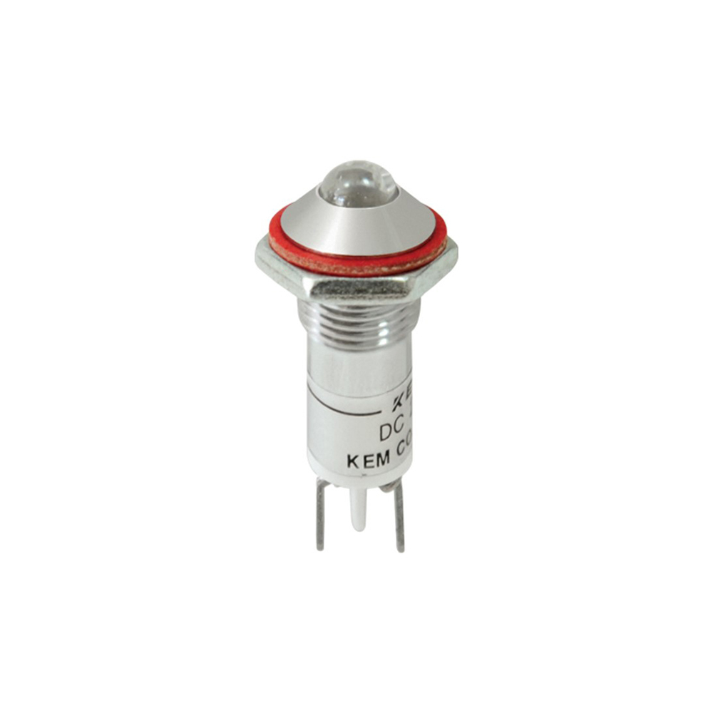 KEM 48V LED 인디케이터 고휘도형 화이트 8x25mm KLHU-08D48-W