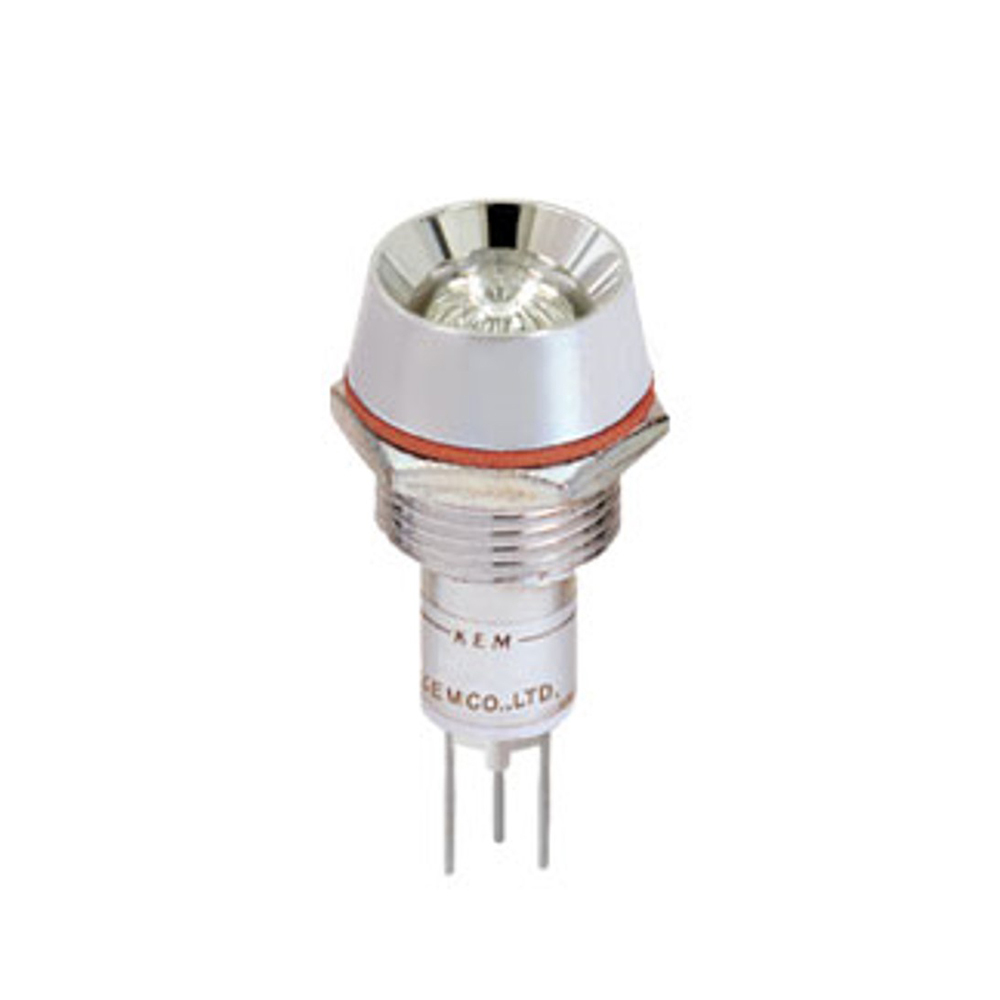KEM 12V LED 인디케이터 고휘도형 레드 그린 옐로우 16x31.5mm (KLRAU-16D12-R.G.Y)