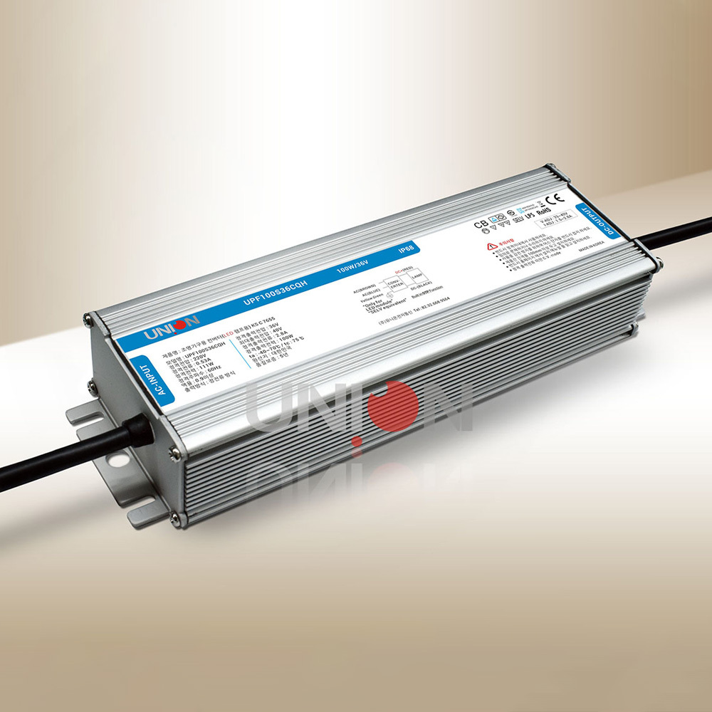 유니온 LED 컨버터 CV CC PFC 방수 24V 4.2A 100W (UPF100S24CQH)