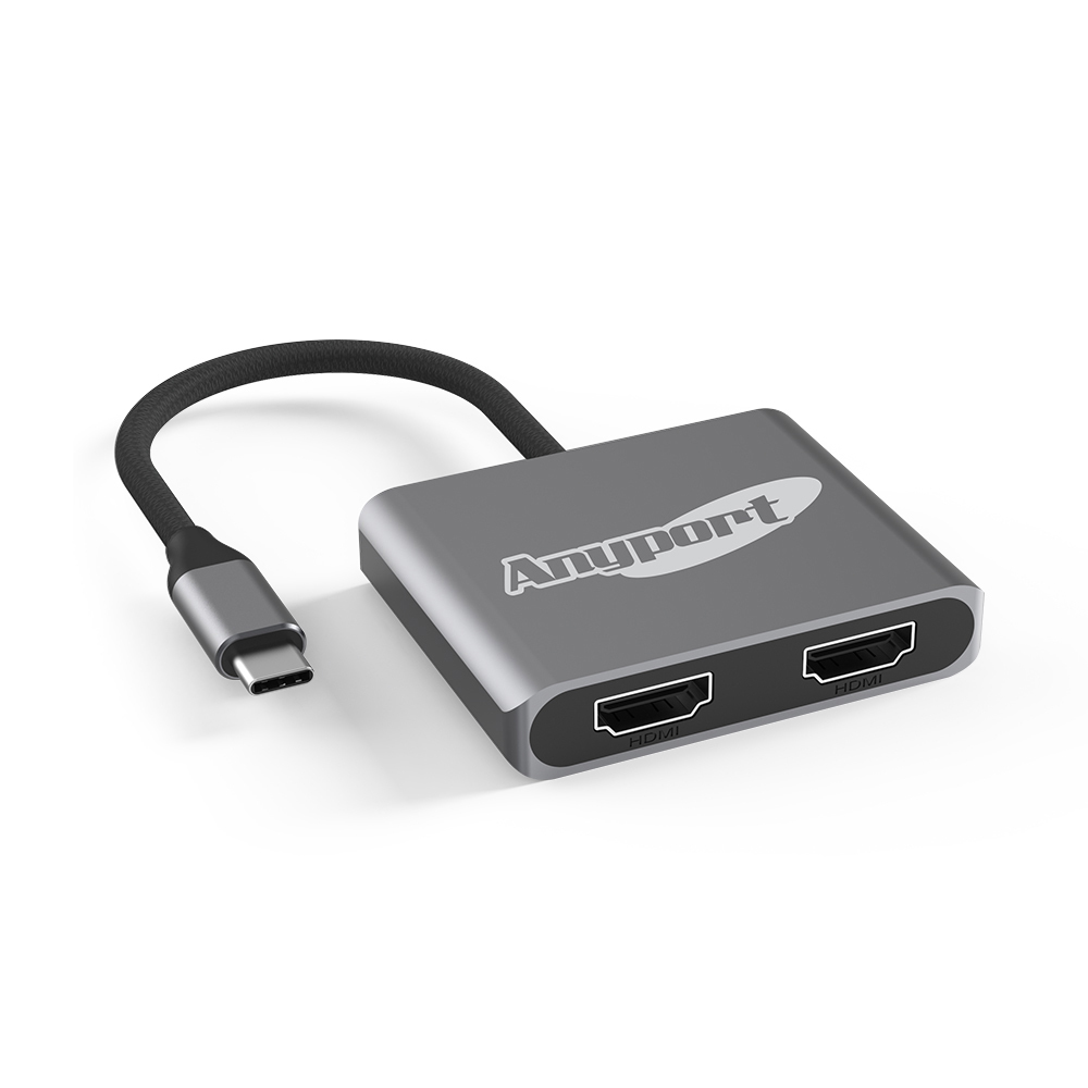 애니포트 AP-TC21DH C타입 듀얼 HDMI 멀티허브 컨버터