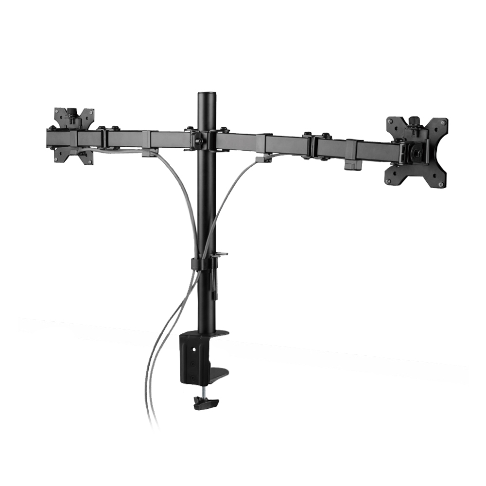 엘디엘마운트 APL-C024 홀타입 겸용 관절형 듀얼 모니터암