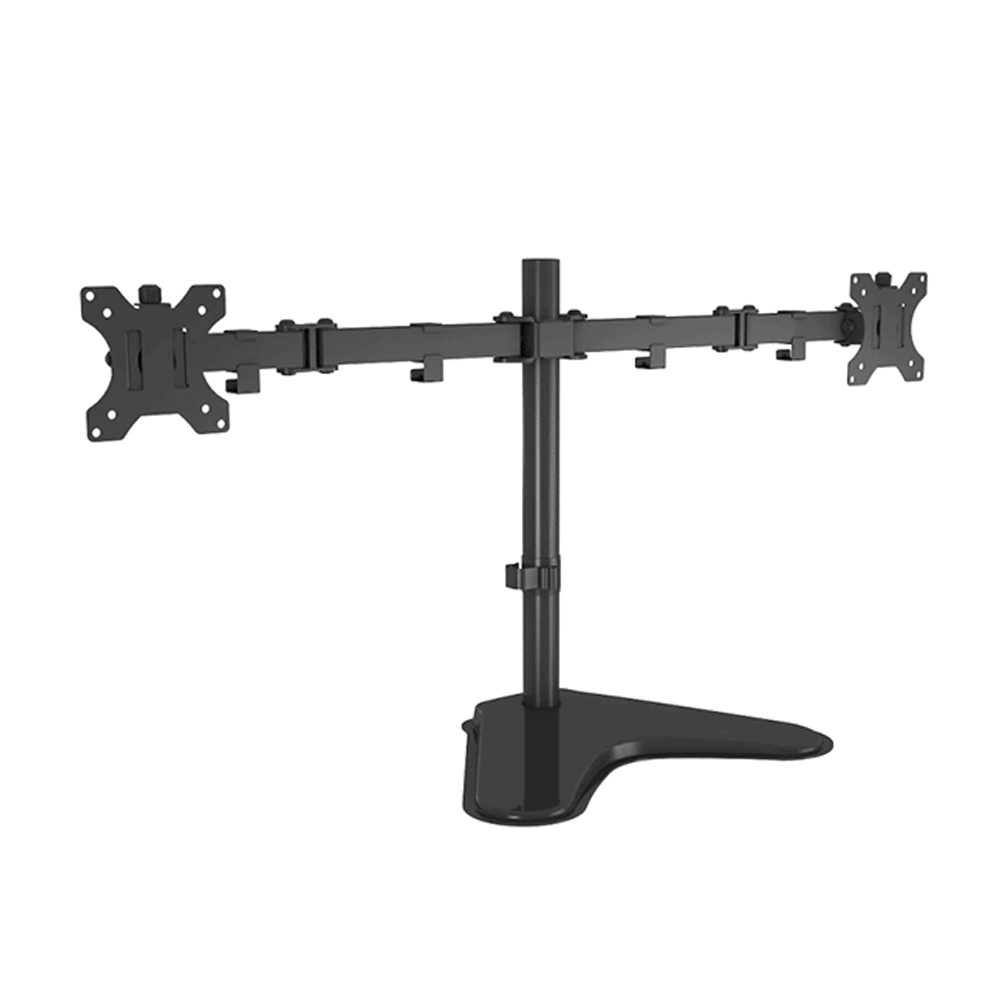 엘디엘마운트 APL-T024 데스크형 스탠드 관절형 듀얼 모니터암