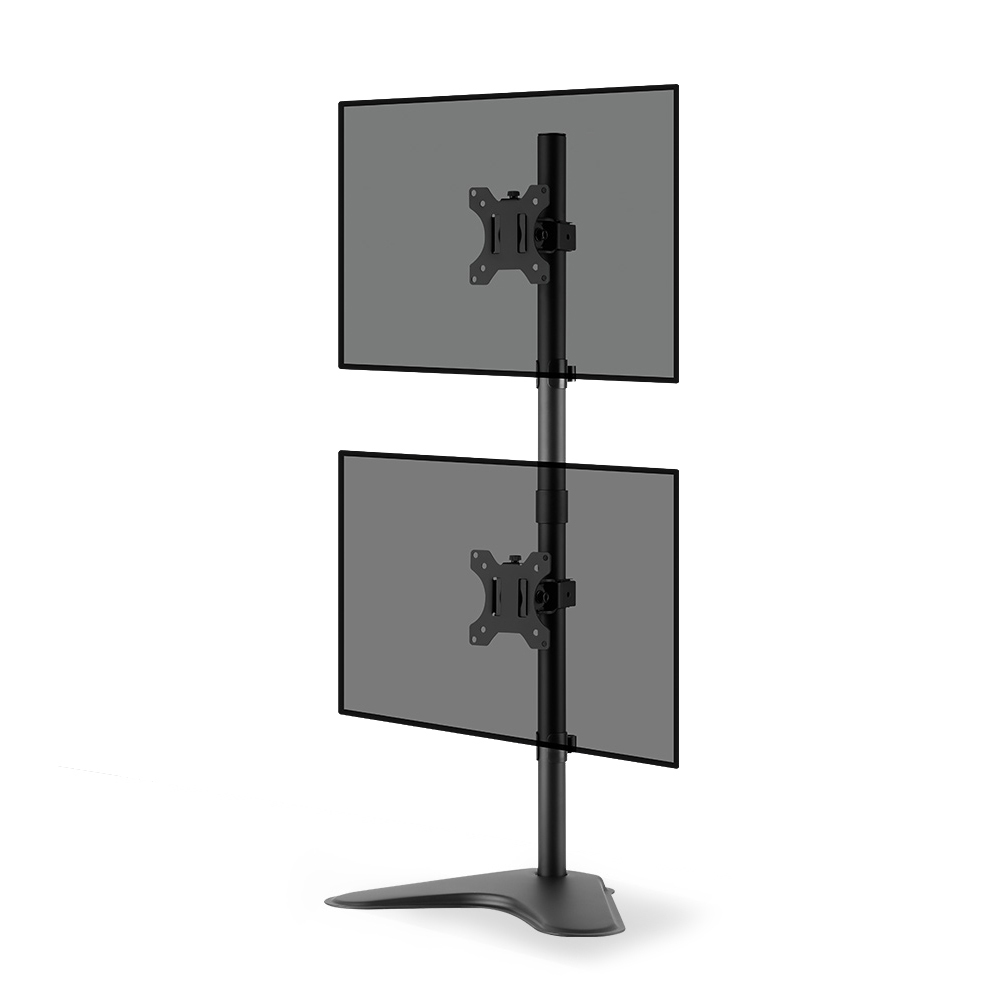 엘디엘마운트 APL-T02V 데스크형 스탠드 관절형 듀얼 세로형 모니터암