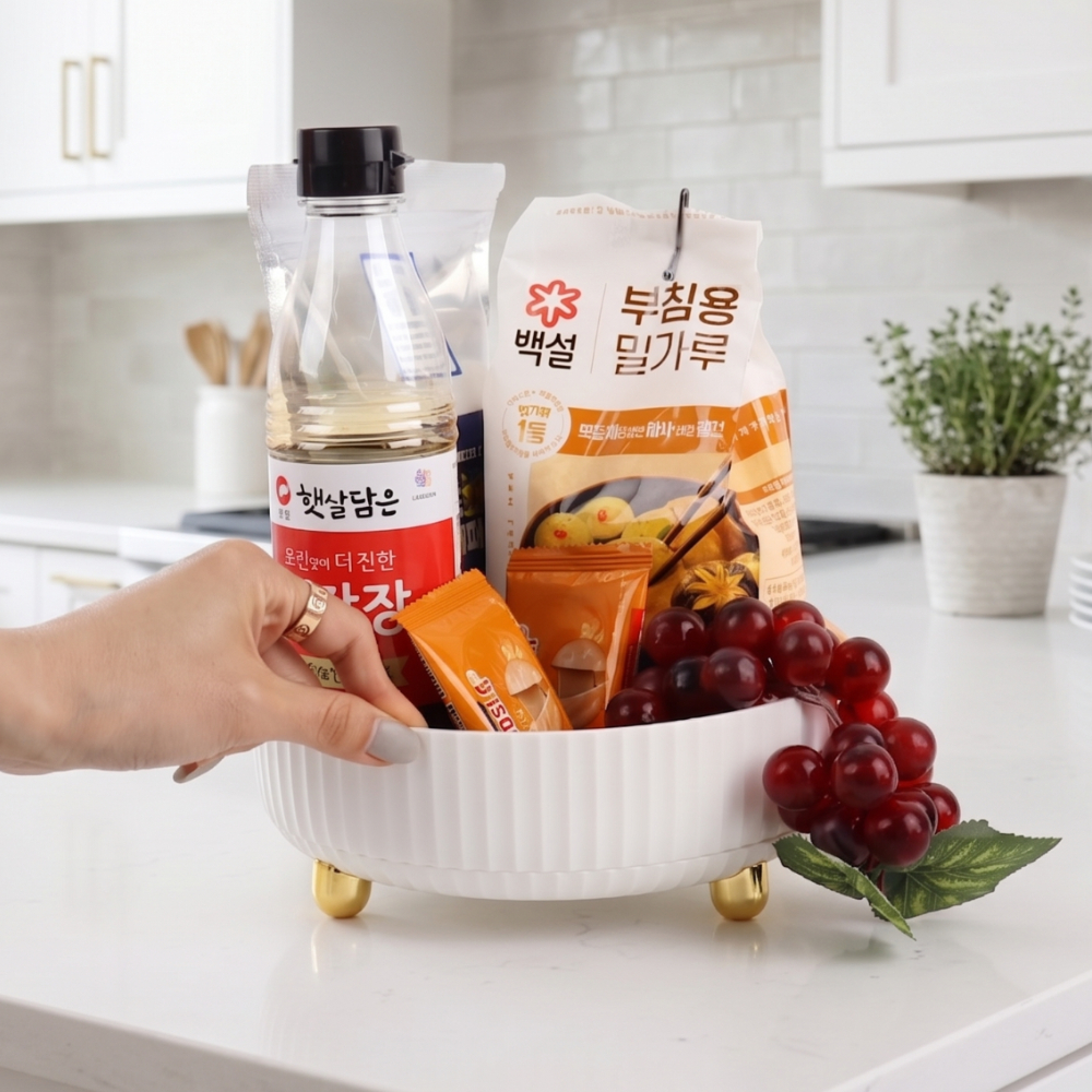 조리양념병 냉장고양념보관 원형통 통조림 조립식양념통 소금설탕통 양념보관 목판양념통 양념통물통 양념꽂이 보관용기 조리도구 다용도주방용품 정리 화이트 냉장고 회전트레이 소형 양념통