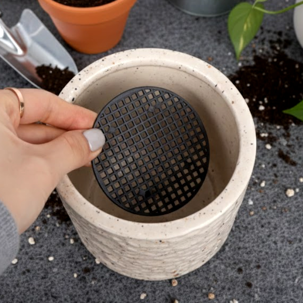 분갈이 원형 화분깔망 7.5cm 20개입