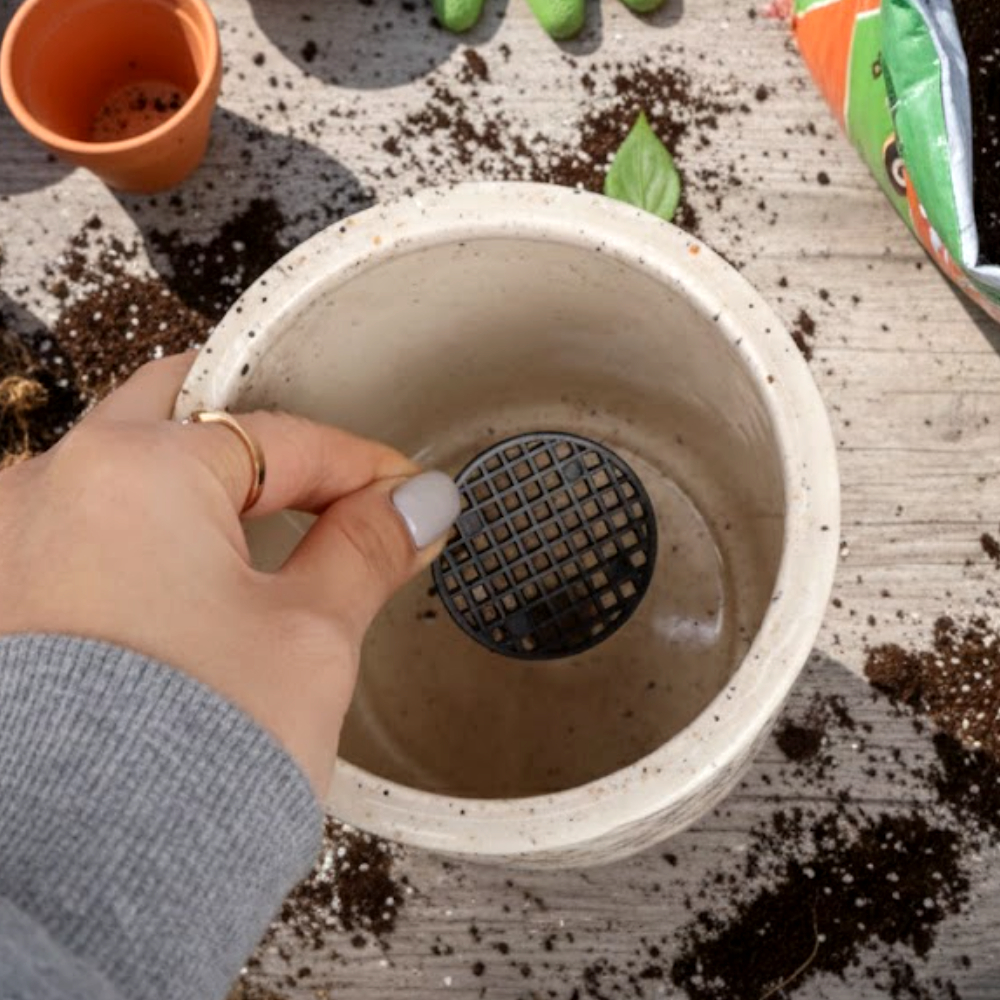 분갈이 원형 화분깔망 4.5cm 20개입