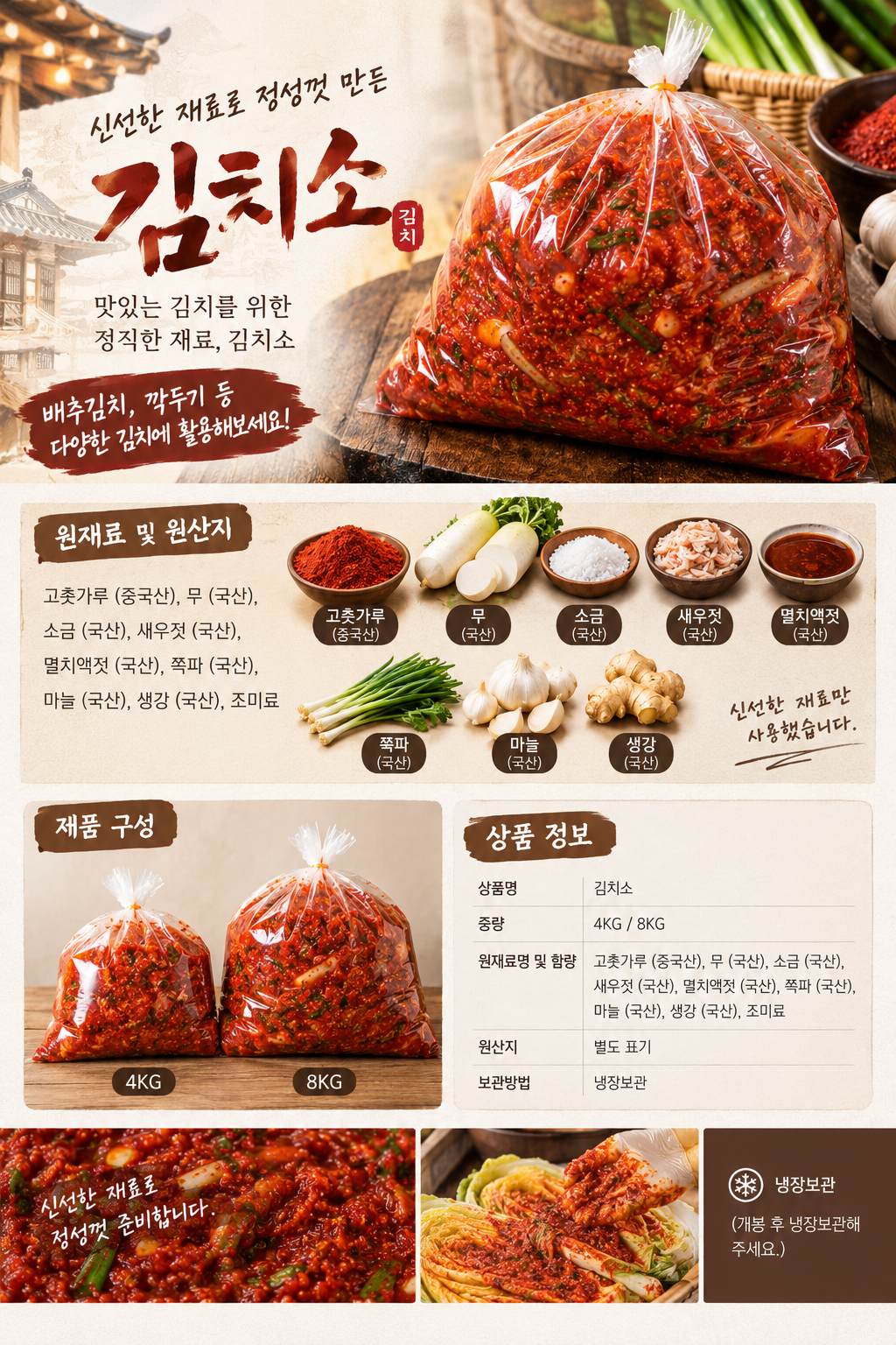 [정담온] HACCP인증 해남 절임배추 10KG/ 20KG 택1