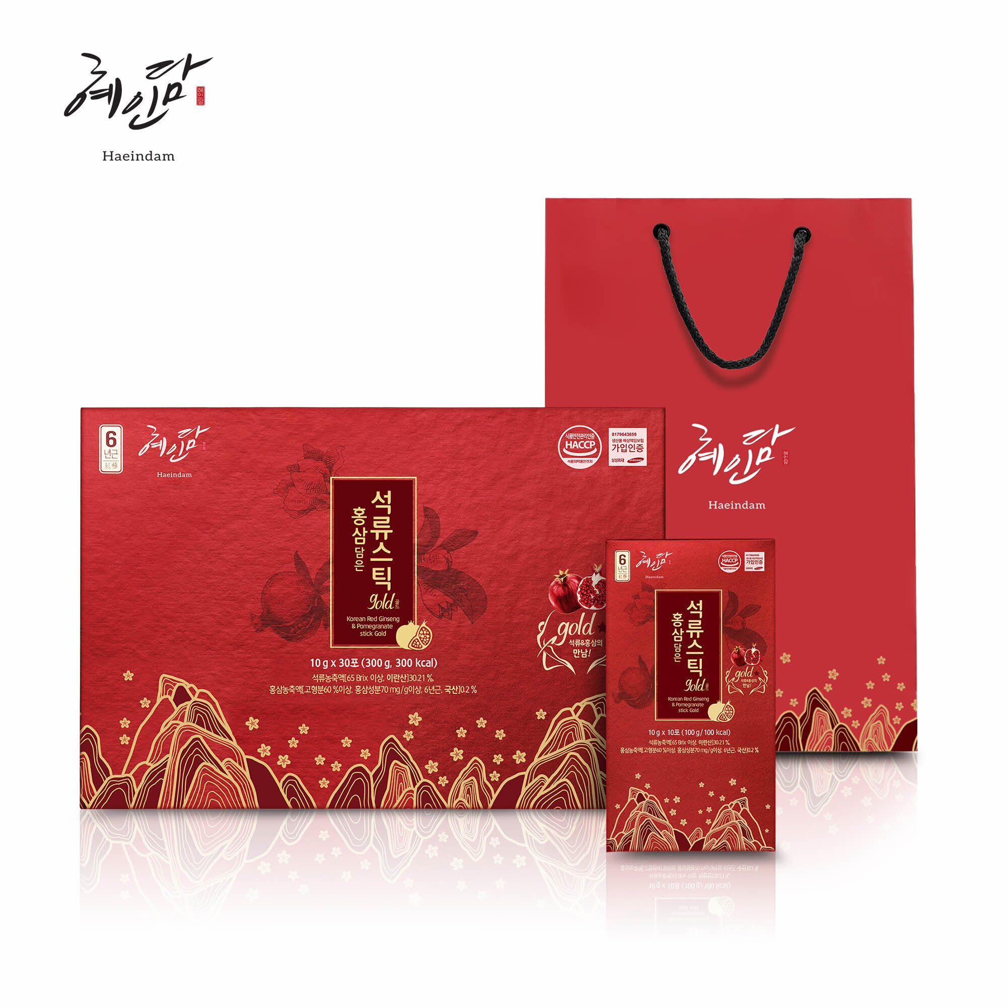 [10월행사] 홍삼담은 석류스틱 골드 10g x 30포
