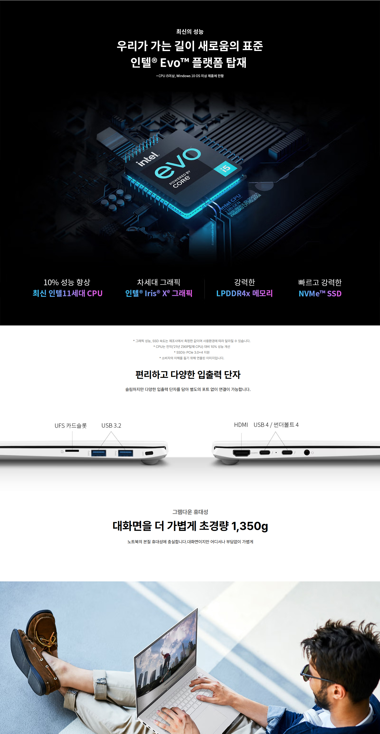 LG그램 17인치 17Z95P / i5-1155G7 / 8G / 512G / 大화면 업무용 추천