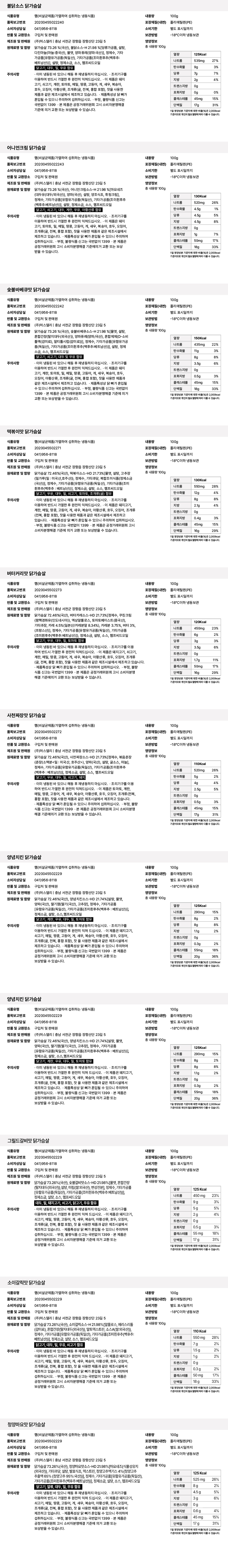 소스닭
