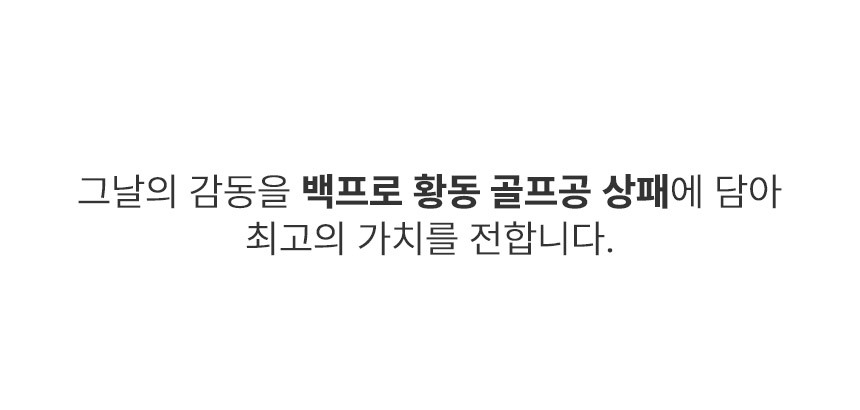 순금 골프공