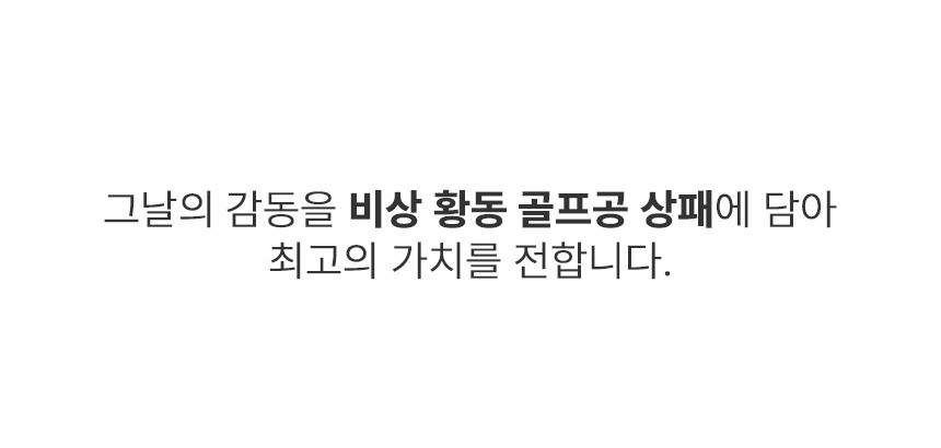 순금 골프공