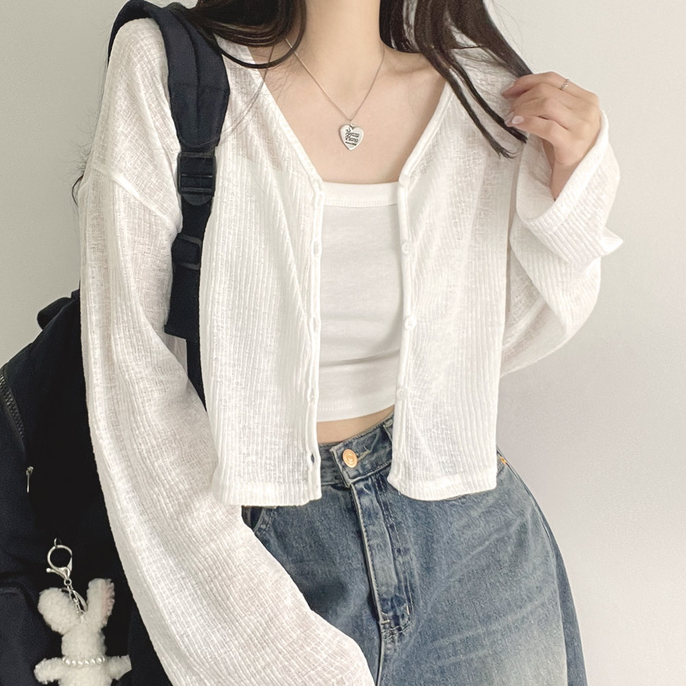 [한여름까지] 팅팅 여름 크롭 가디건 (3color) 상세 이미지 4