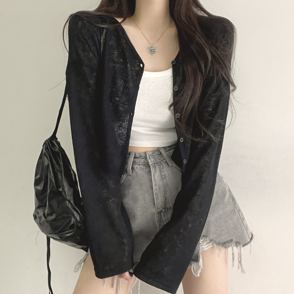 [한여름까지] 팅팅 여름 크롭 가디건 (3color) 상세 이미지 5