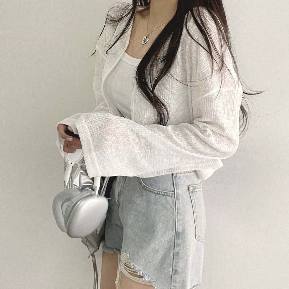 [한여름까지] 팅팅 여름 크롭 가디건 (3color) 상세 이미지 6