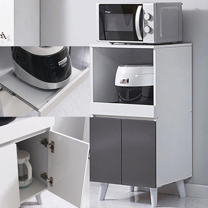 국산 주방 렌지대 밥솥 수납장 다용도 키친장 다이 48x40x96cm