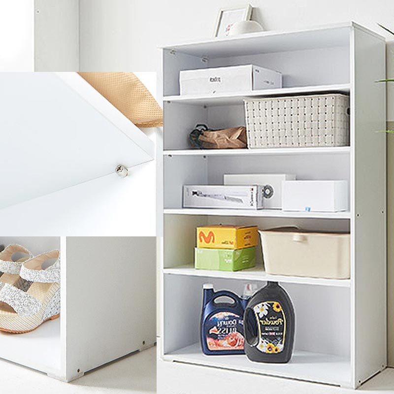 국산 5단 오픈 낮은 신발장 현관 수납장 정리대 보관함 슈즈랙 80x30x121cm