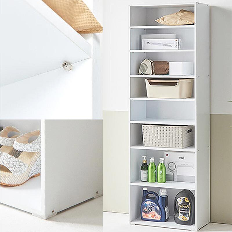 국산 8단 오픈 높은 신발장 현관 수납장 정리대 보관함 슈즈랙 60x30x181cm