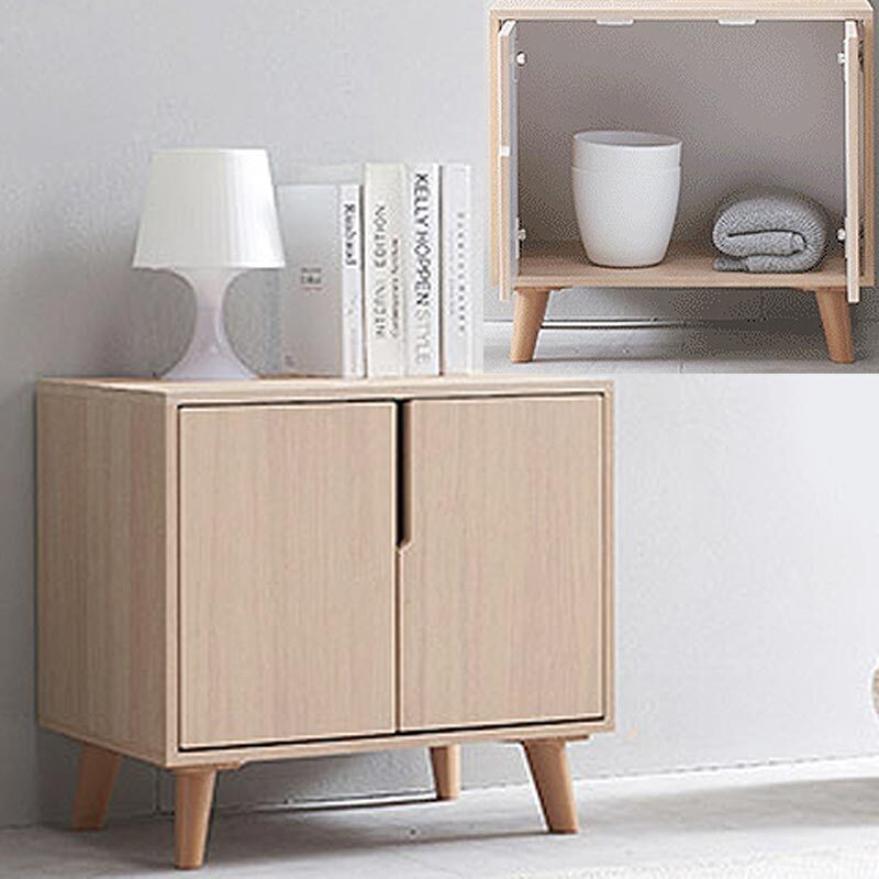 국산 양문 도어형 수납장 거실 주방 다용도 선반장 60x40x56cm