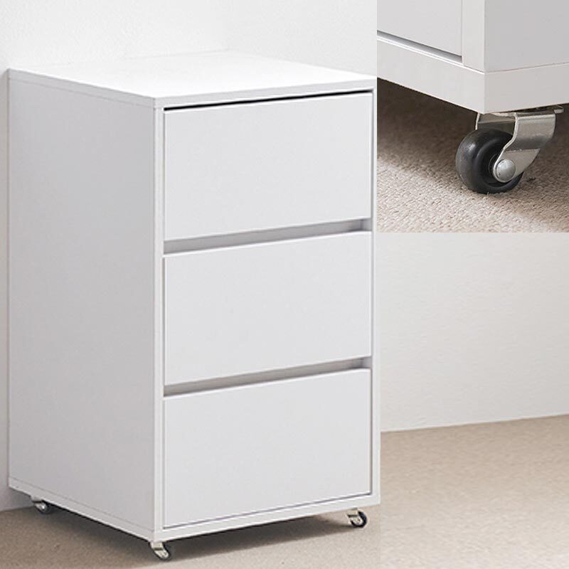 국산 3단 침실 소파협탁 이동식 거실 서랍장 틈새 보조수납장 40x40x68cm