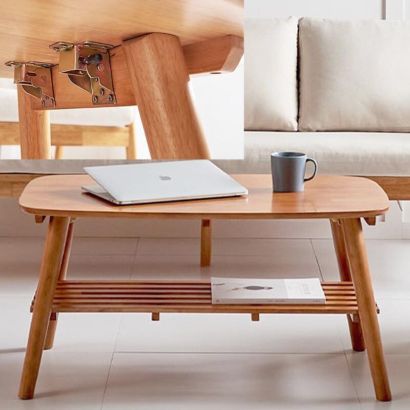 원목 소파 테이블 접이식 탁자 응접실 거실좌탁 낮은책상 90x55x45cm