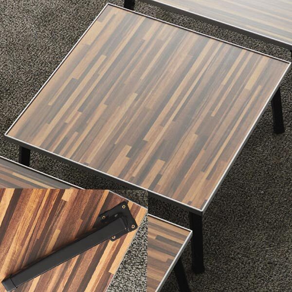 국산 접이식책상 사이드테이블 거실좌탁 60x60x29cm