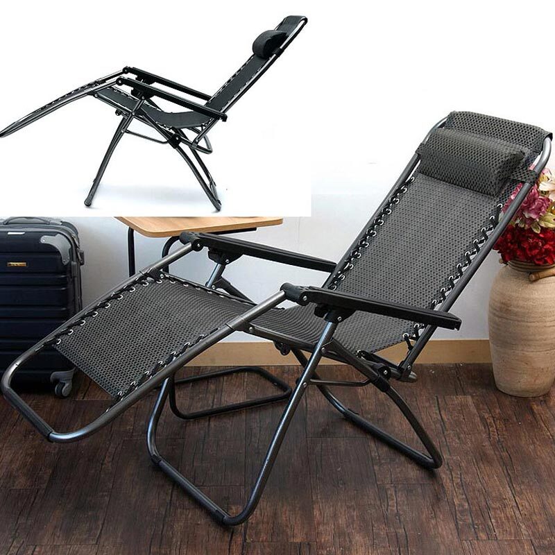 1인용 접이식 리클라이너 안락의자 사무실 낚시 캠핑체어 등받이 폴딩