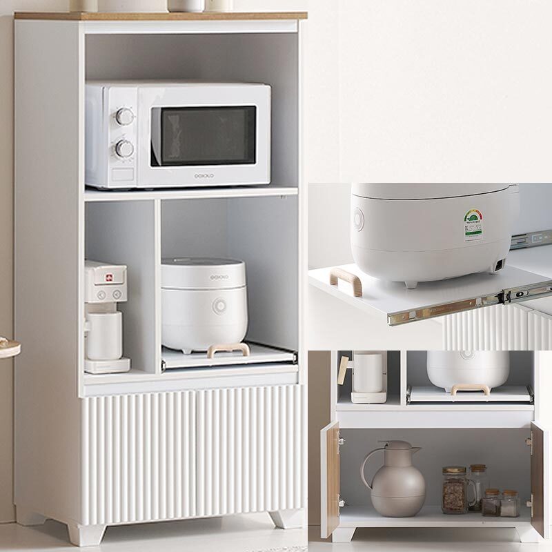 국산 하단 도어형 주방 렌지수납장 밥솥다이 렌지대 60x40x125cm
