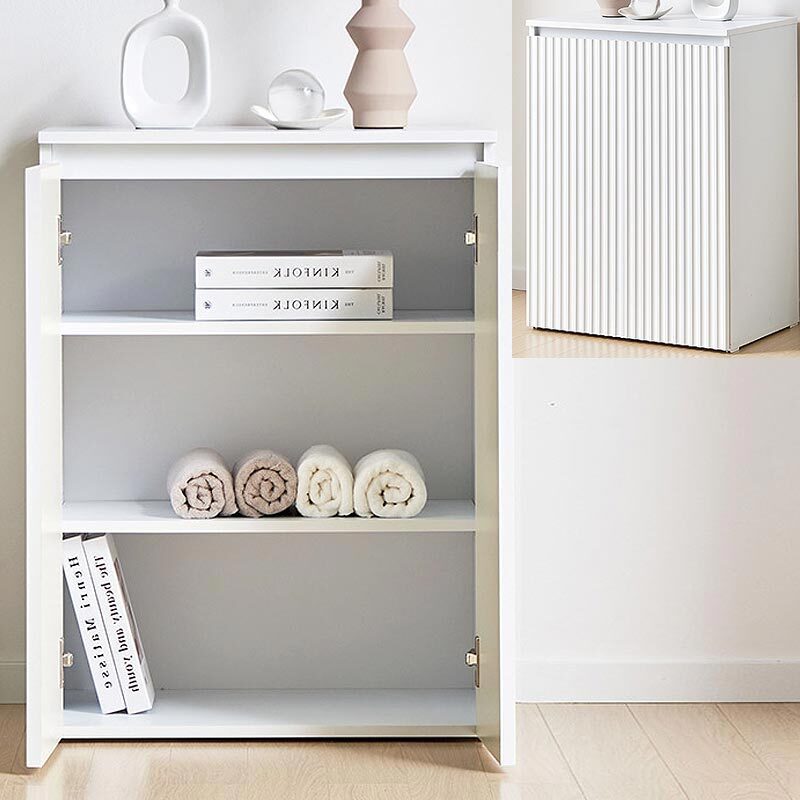 국산 양문 도어형 거실 수납장 3단 주방선반 60x30x80cm