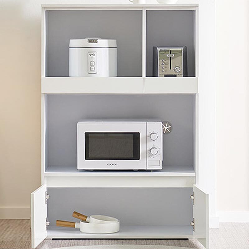 국산 와이드 전자렌지대 밥솥다이 주방 수납장 멀티선반 80x40x120cm