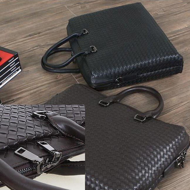 남자 직장인 서류가방 맨스백 숄더 크로스백 43x34cm