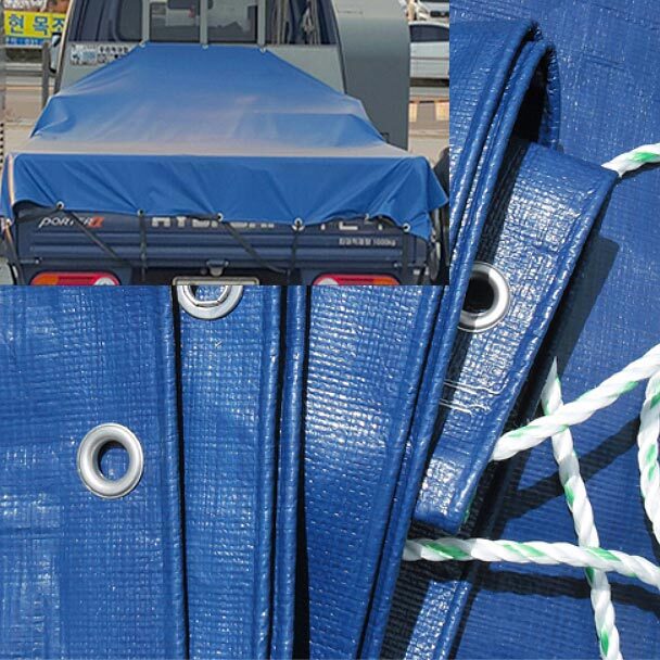 국산 호로 갑바 2.5x3.5m 1톤트럭 전용 화물방수포 차량덮개 그라운드시트