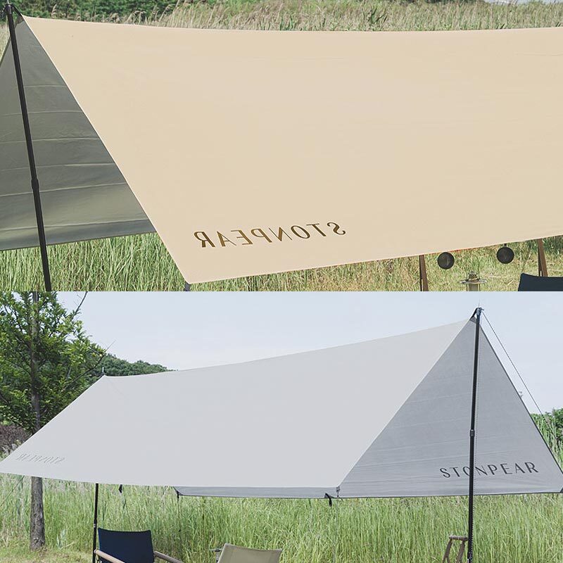 다용도 경량 렉타타프 캠핑 그늘막 방수 햇빛차단 사생활보호 대형 500x300cm