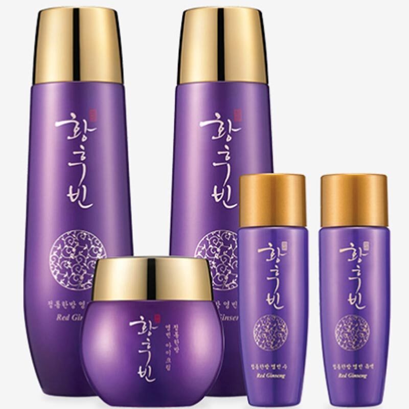 정통한방 여성 3종 기초화장품 선물세트 피부영양 진정 보습 스킨케어