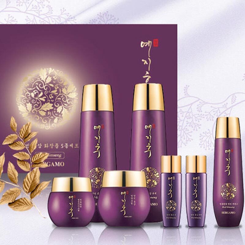 예지후 정통한방 여성 5종 화장품 선물세트 피부영양 진정 보습 스킨케어