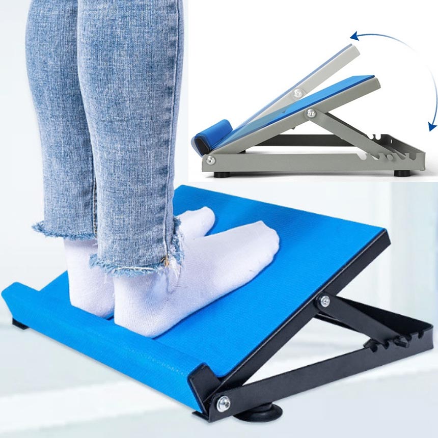 풋스트레칭 5단 각도조절 발받침대 종아리 발목 레그 릴랙서 경사대 근육이완