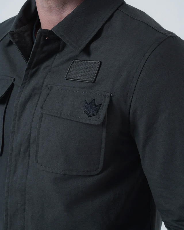 킹즈 본투룰 캔버스 자켓 - 밀리터리 그린