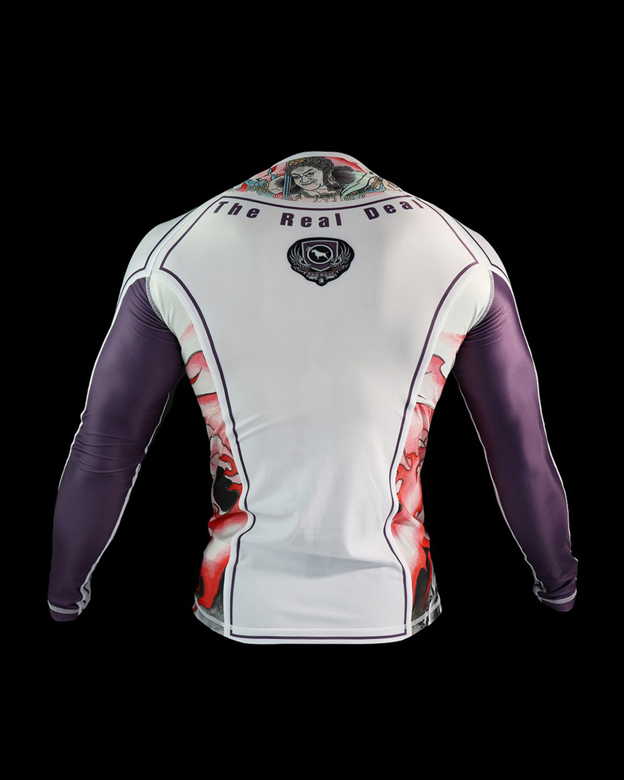 불테리어 래쉬가드 아칼라 2.0 롱슬리브 - 화이트