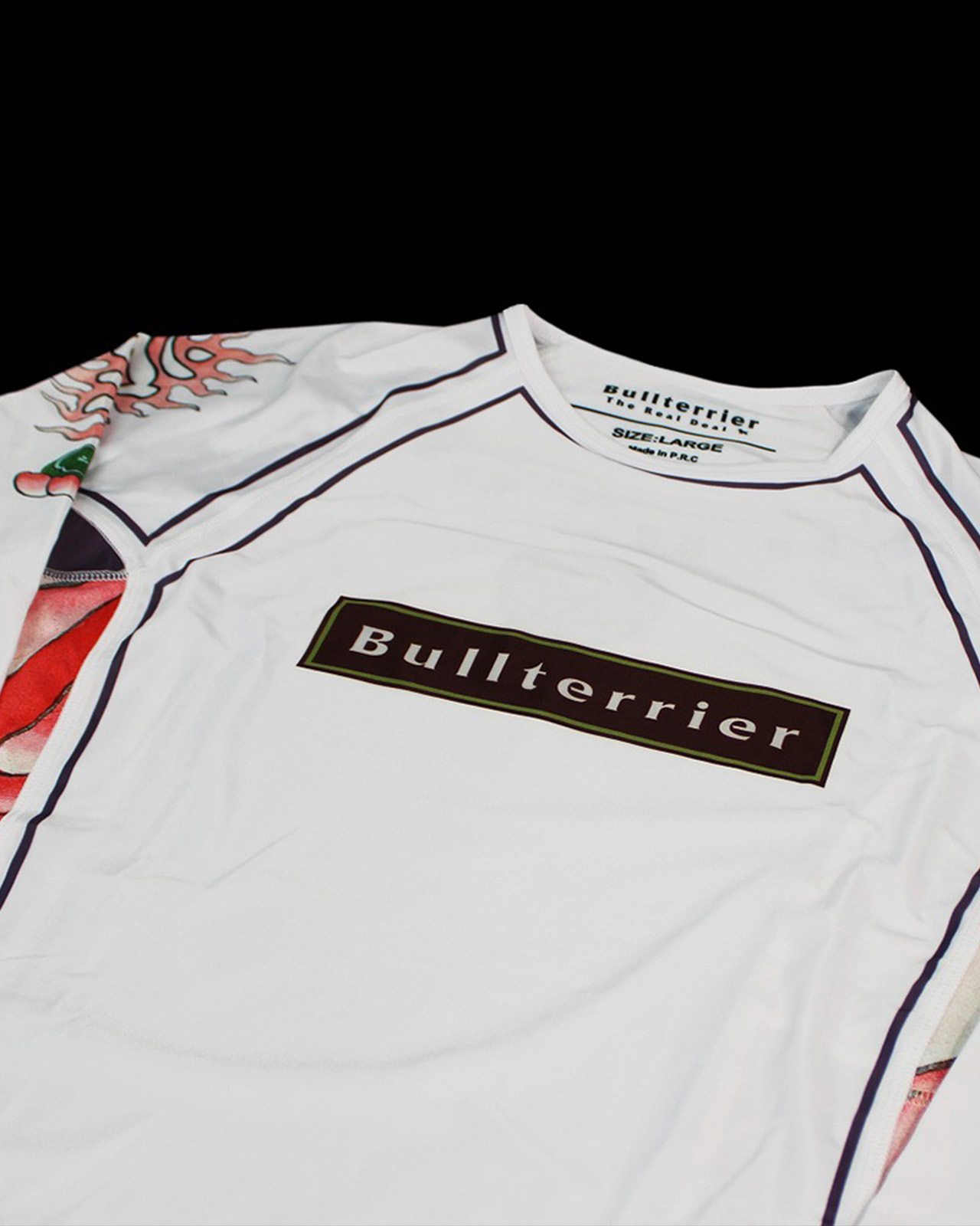 불테리어 래쉬가드 아칼라 2.0 롱슬리브 - 화이트