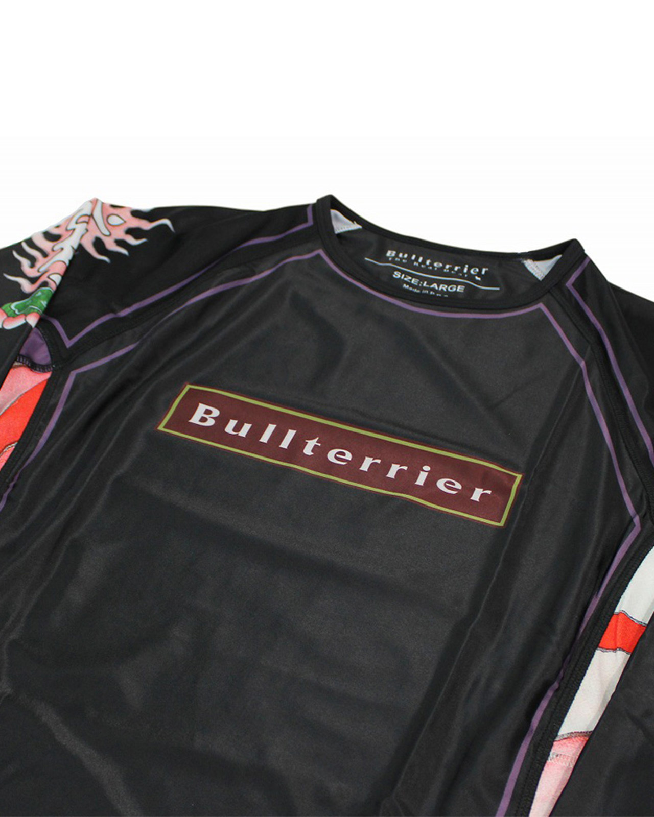 불테리어 래쉬가드 아칼라 2.0 롱슬리브 - 블랙