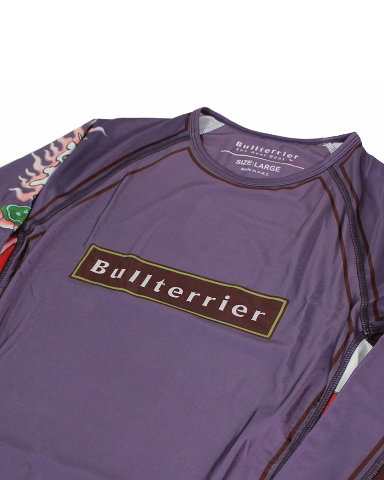 불테리어 래쉬가드 아칼라 2.0 롱슬리브 - 퍼플