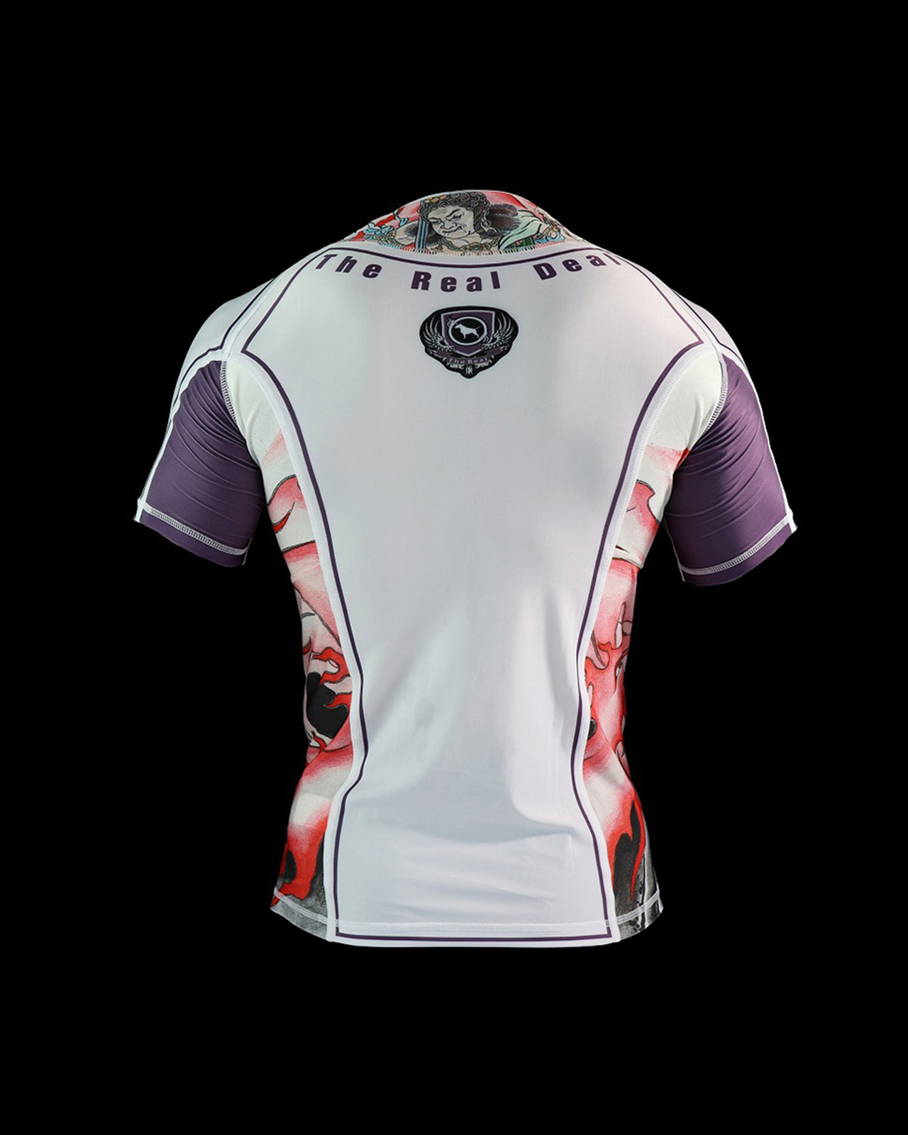 불테리어 래쉬가드 아칼라 2.0 숏슬리브 - 화이트