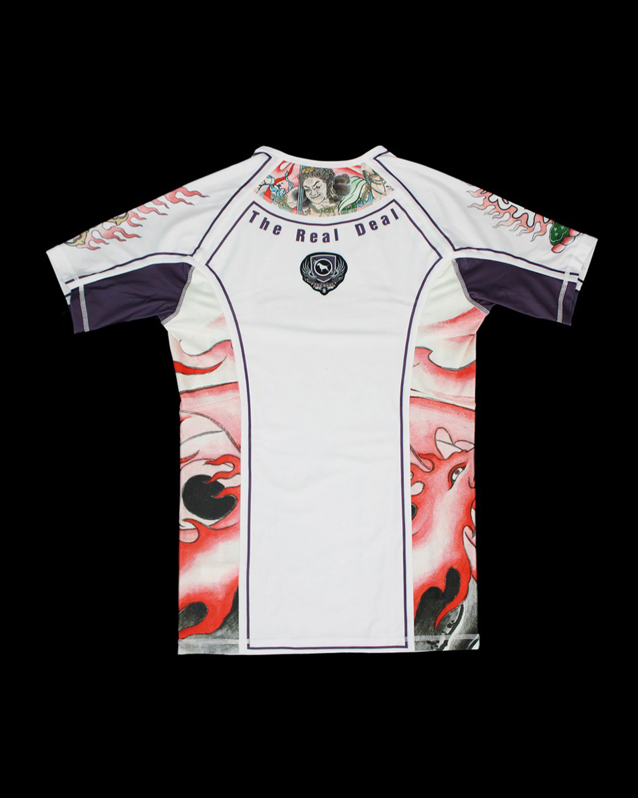 불테리어 래쉬가드 아칼라 2.0 숏슬리브 - 화이트