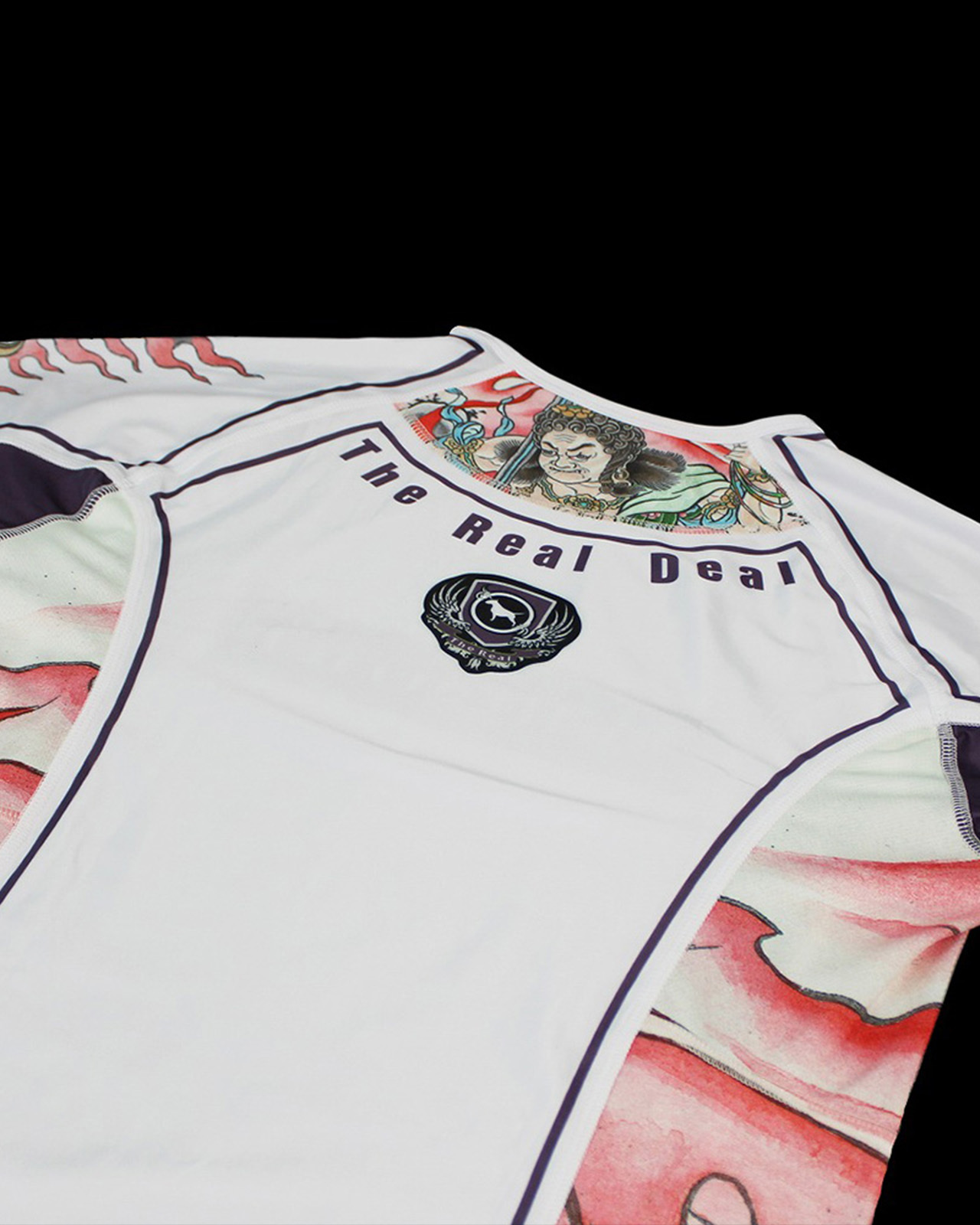 불테리어 래쉬가드 아칼라 2.0 숏슬리브 - 화이트