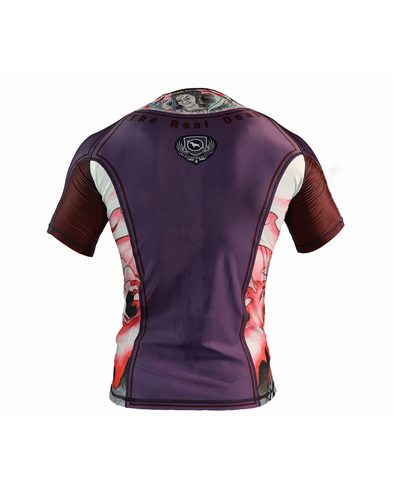 불테리어 래쉬가드 아칼라 2.0 숏슬리브 - 퍼플