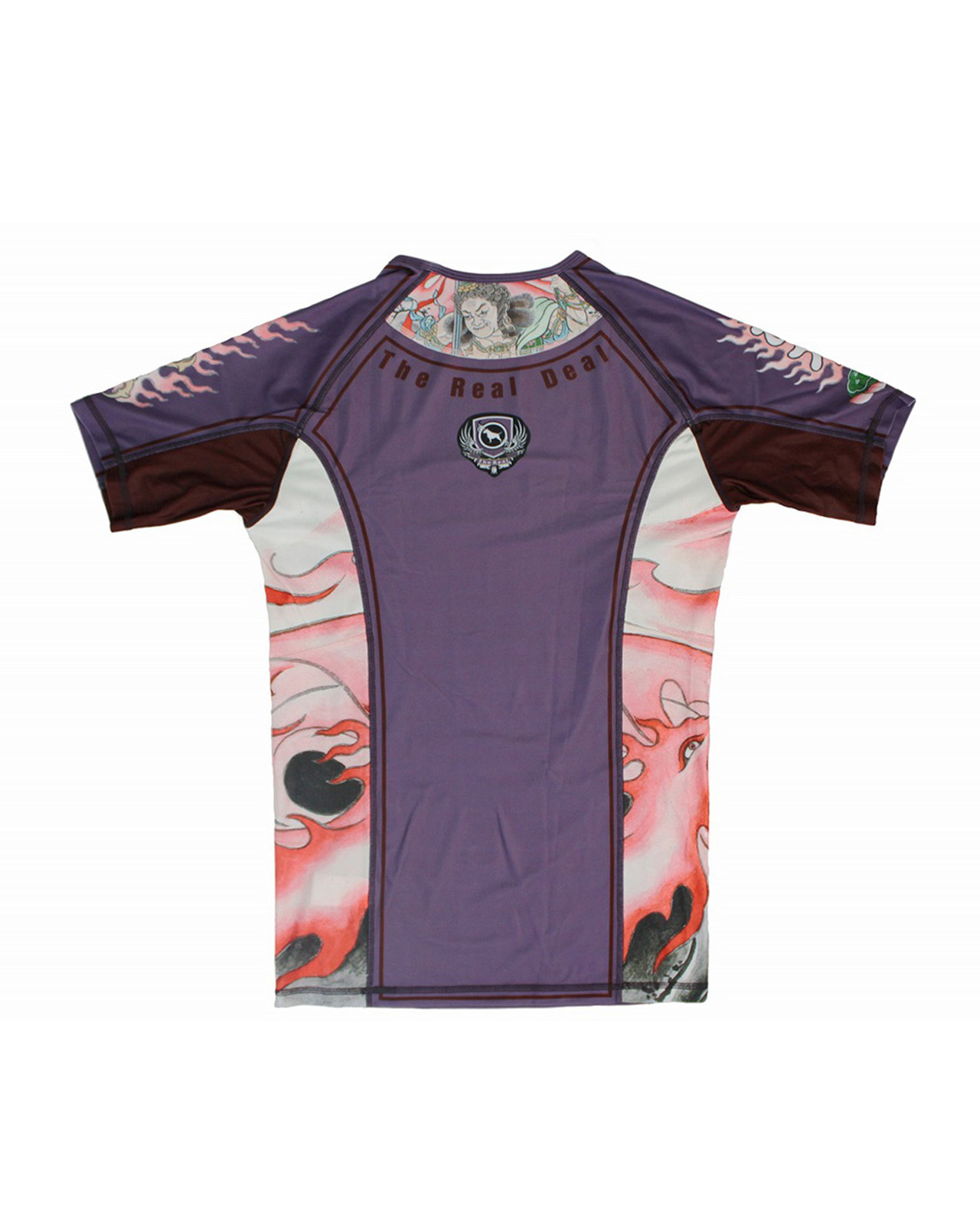 불테리어 래쉬가드 아칼라 2.0 숏슬리브 - 퍼플