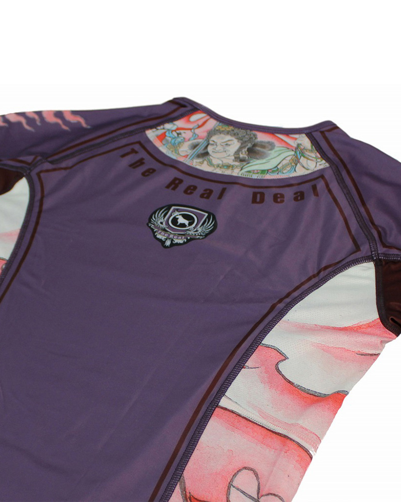 불테리어 래쉬가드 아칼라 2.0 숏슬리브 - 퍼플