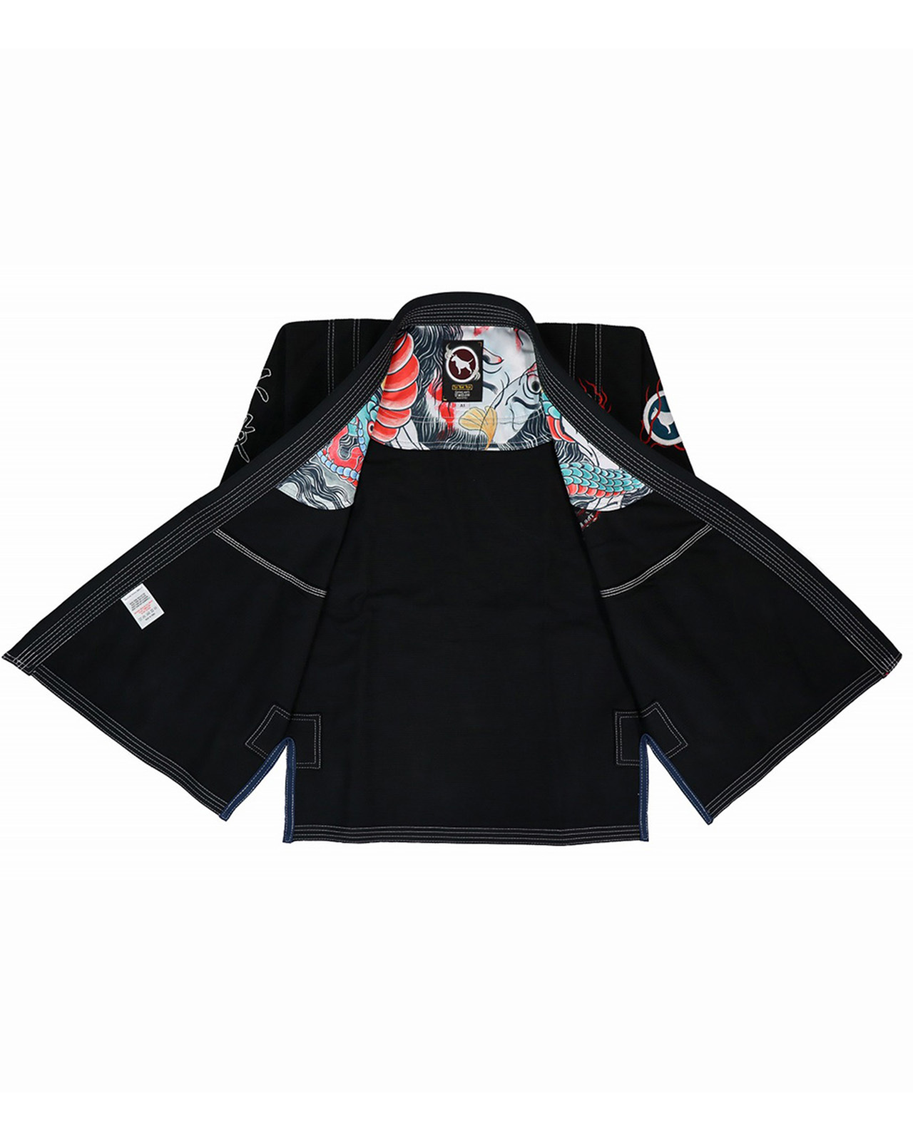 불테리어 후하이 R 주짓수도복 - 블랙