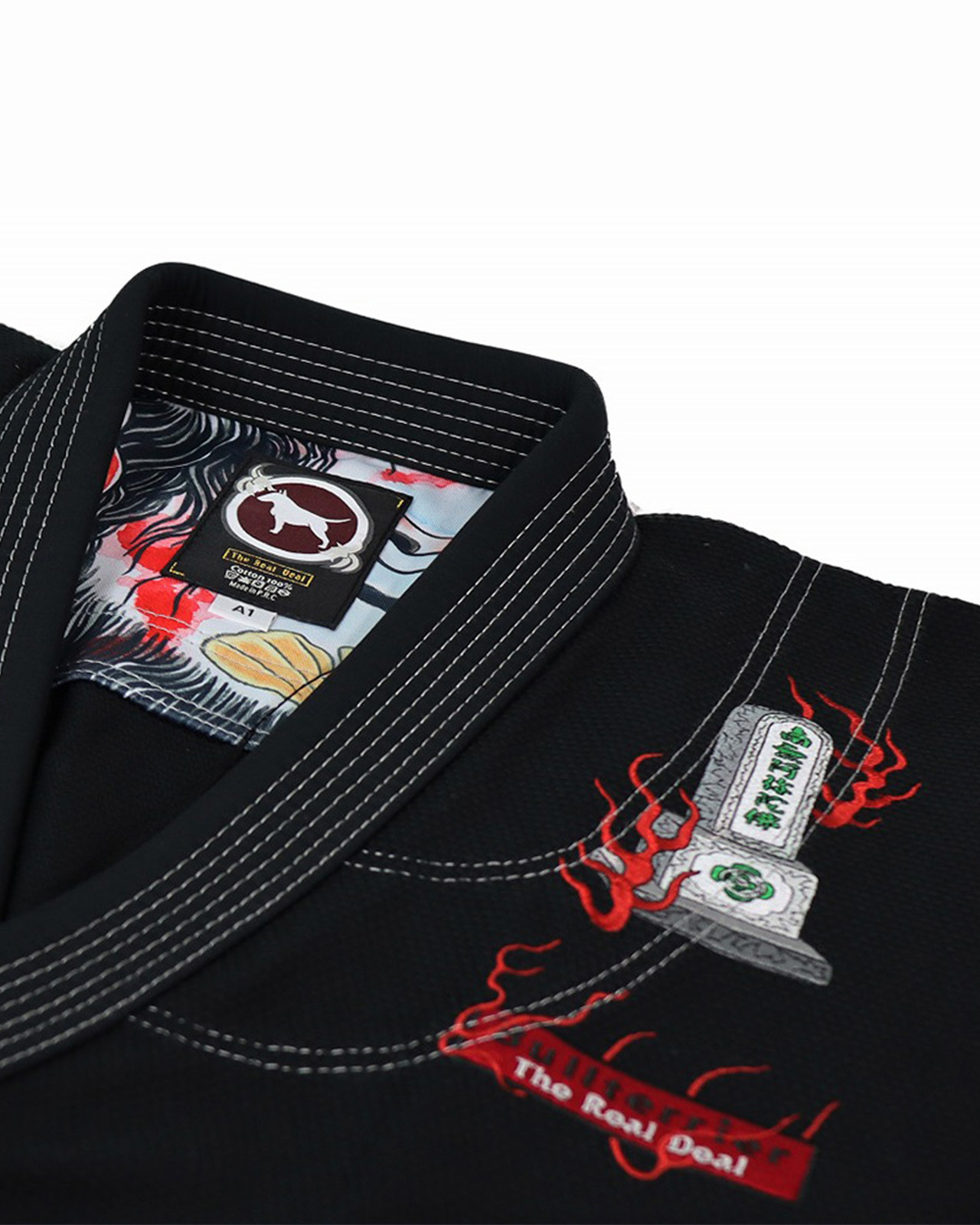 불테리어 후하이 R 주짓수도복 - 블랙